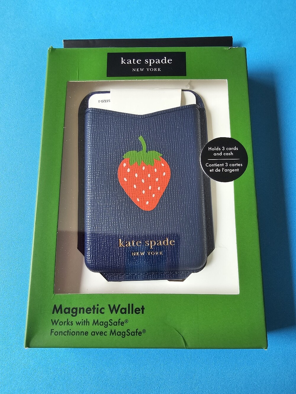 MagSafe Kate Spade NY Magnetic Wallet - NAVY STRAWBERRY